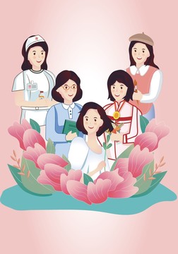妇女节女神节母亲节职业女性