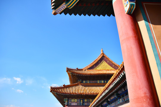 北京故宫古建筑屋顶