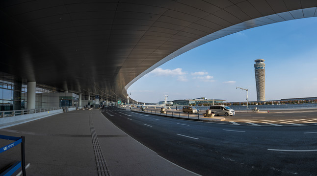 青岛胶东国际机场候机楼外景