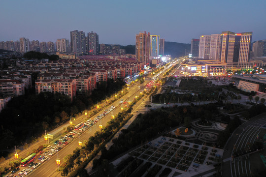 宜春明月北路夜景