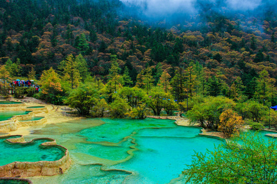 四川黄龙风景区