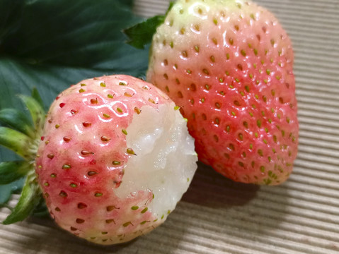 淡雪鲜草莓素材