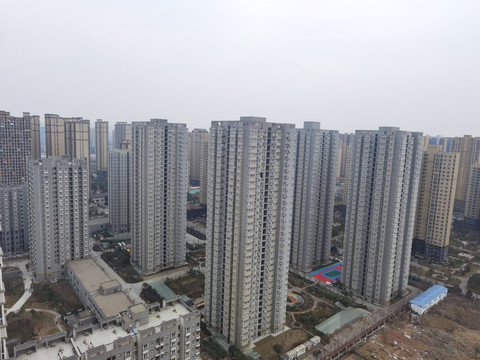 陕西西安小区建筑和园林景观