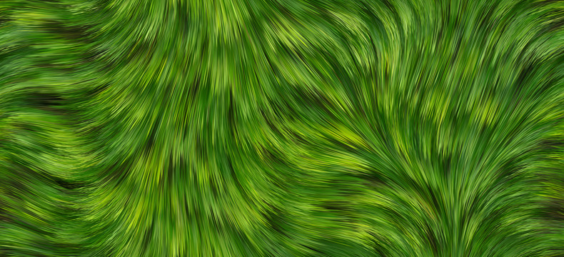 抽象绿色动感线条