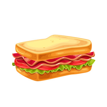 美式轻食三明治插图