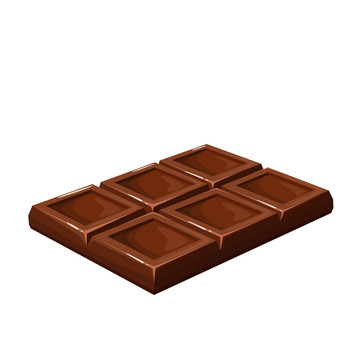长方形巧克力砖插图