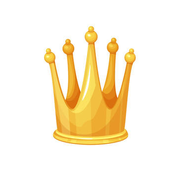 金黄色皇冠插图