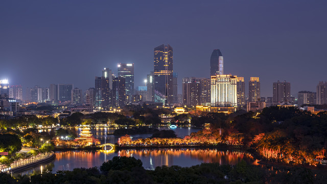 惠州西湖夜景