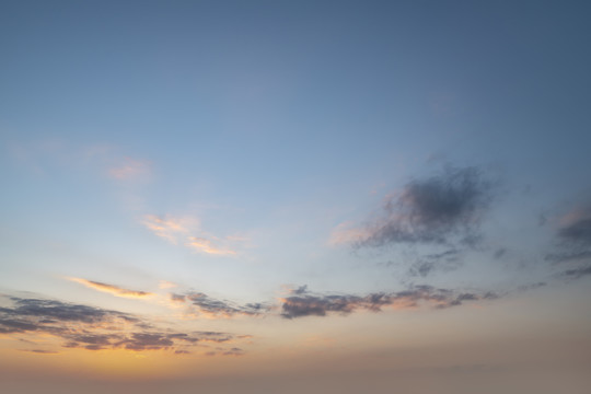 天空晚霞景观