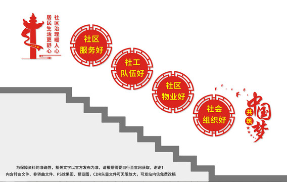 社区楼梯文化墙