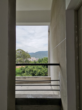 建筑框景