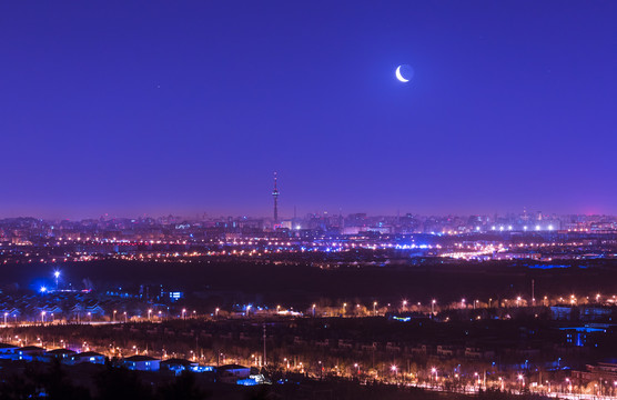 北京夜空
