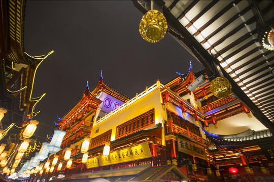 上海城隍庙夜色