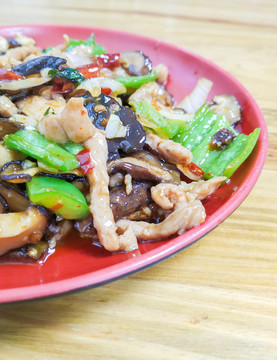 香菇肉丝