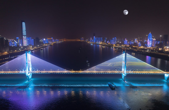 长江二桥夜景