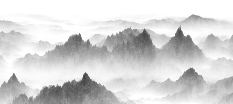 高清水墨山水背景
