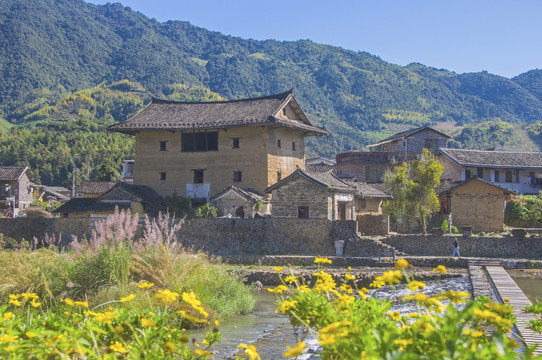 山村土楼老房子