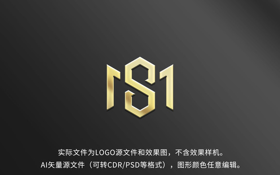 MS字母LOGO标志商标