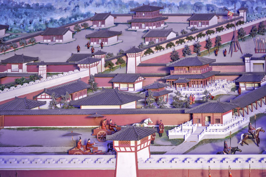 中国古代军营场景