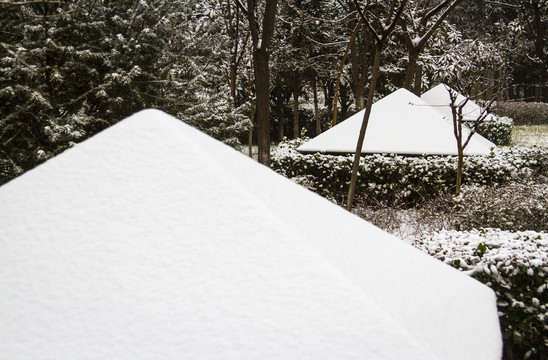 住宅区雪景