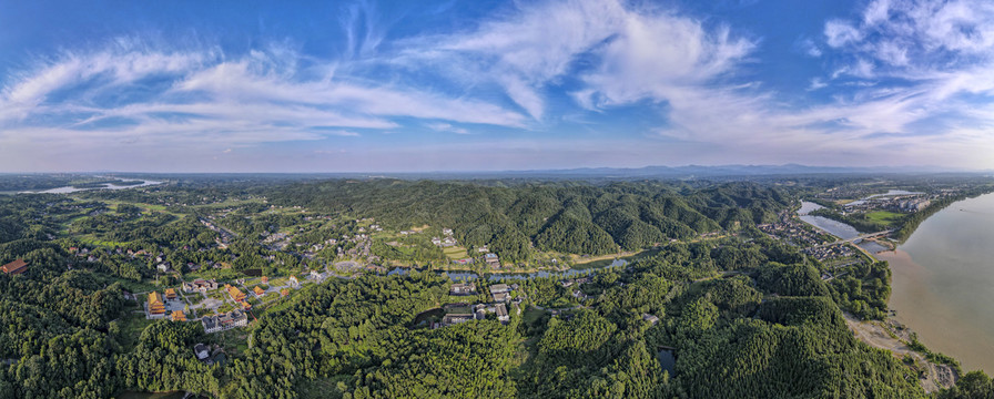 湖南常德桃花源5A景区全景图