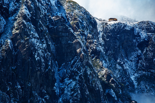 武功山雪景铁蹄峰