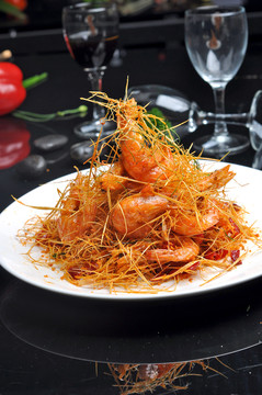泰国香茅炒虾