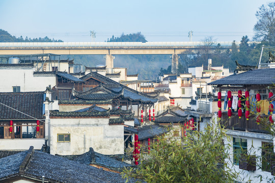 江西婺源李坑景区风光