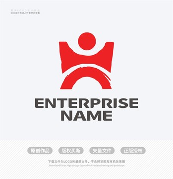 H字母鼎LOGO标志设计