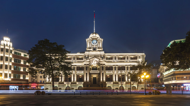 广州粤海关夜景