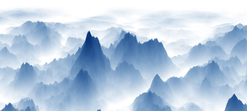 水墨山水画