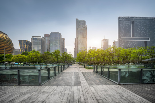 杭州金融中心街景