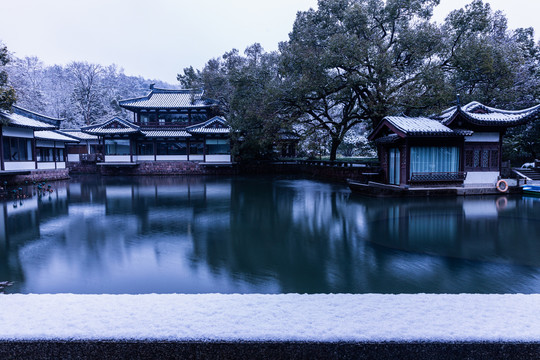 杭州曲院风荷雪韵