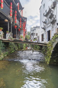 江西婺源李坑风景区风光