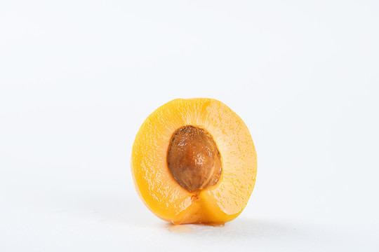 黄杏白底图