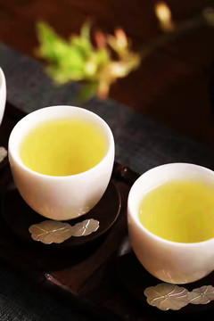 一杯绿茶水