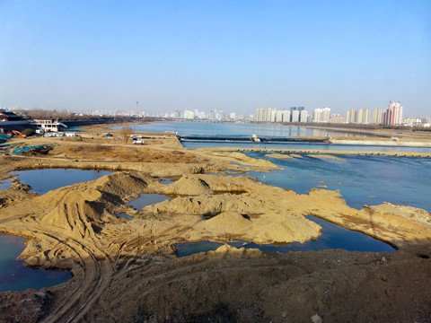 河水截流工程