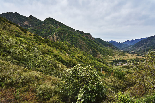 远山与山村