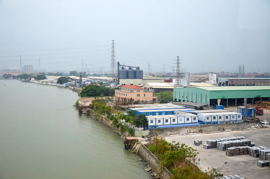 珠江边工业区