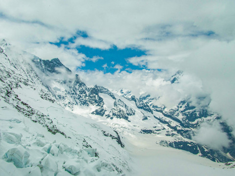 瑞士阿尔卑斯山少女峰