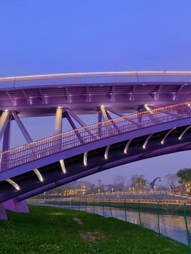 双流空港紫色大桥