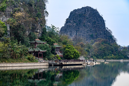 广西桂林市象山景区风光