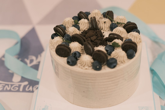 蓝莓曲奇蛋糕