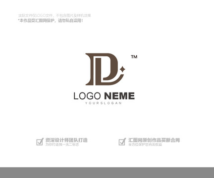 DL字母logo