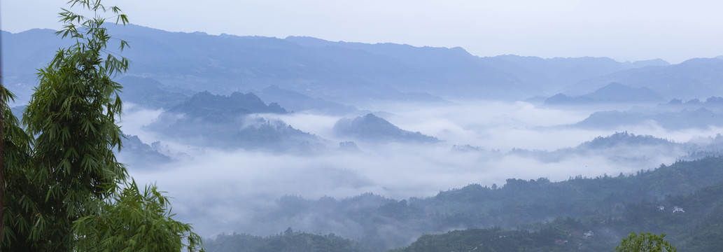 宜宾屏山龙华古镇自然风光