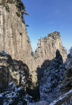 黄山雪景