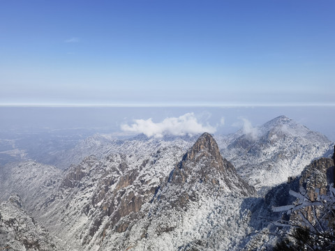 黄山雪景