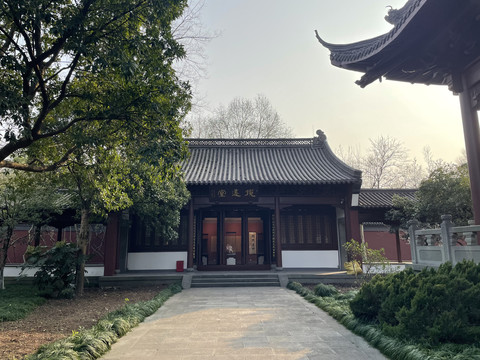 钱王祠古建筑大殿