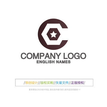 C字母LOGO设计