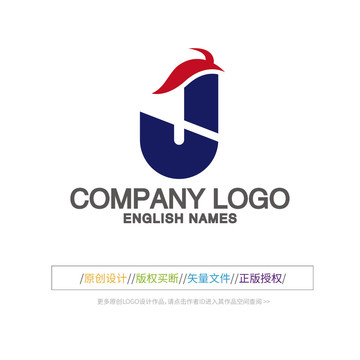 J字母LOGO设计